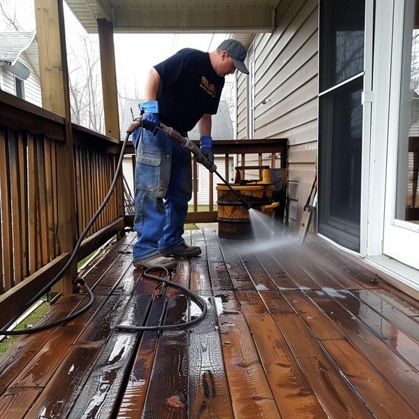 Deck Power Washing | Pressure Washing