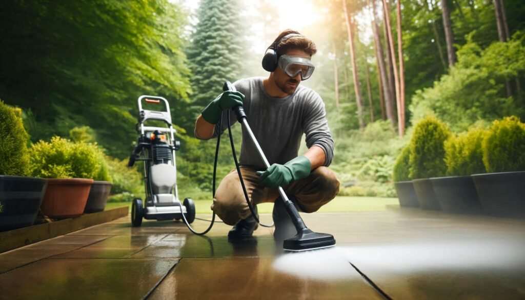 Power washing your patio in Washington